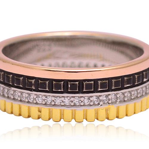 Silver Round Ring For Women - Gold Trove