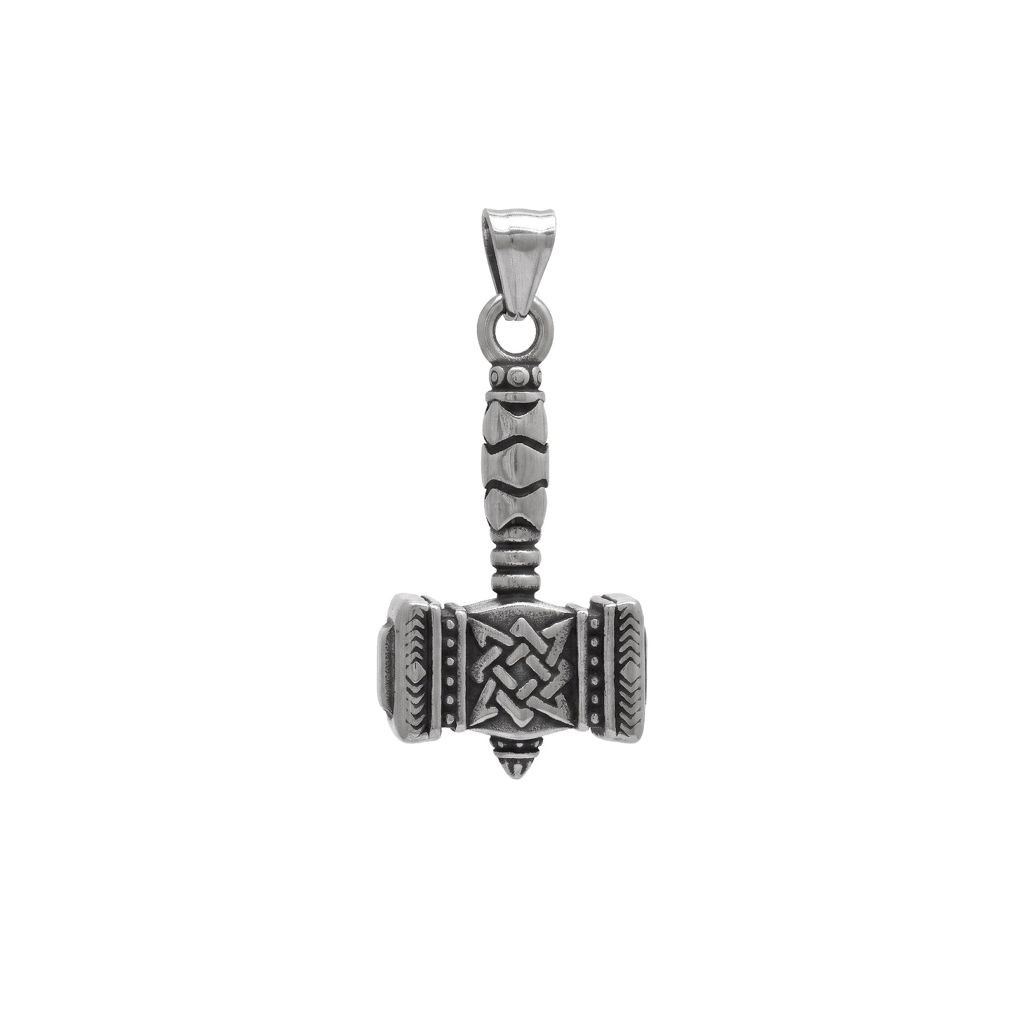 Thor Hammer Necklace, Men's Viking Pendant, Divine Mjolnir Thor Hammer Amulet, Retro Viking Jewelry, Norse Gift, Unisex Necklace