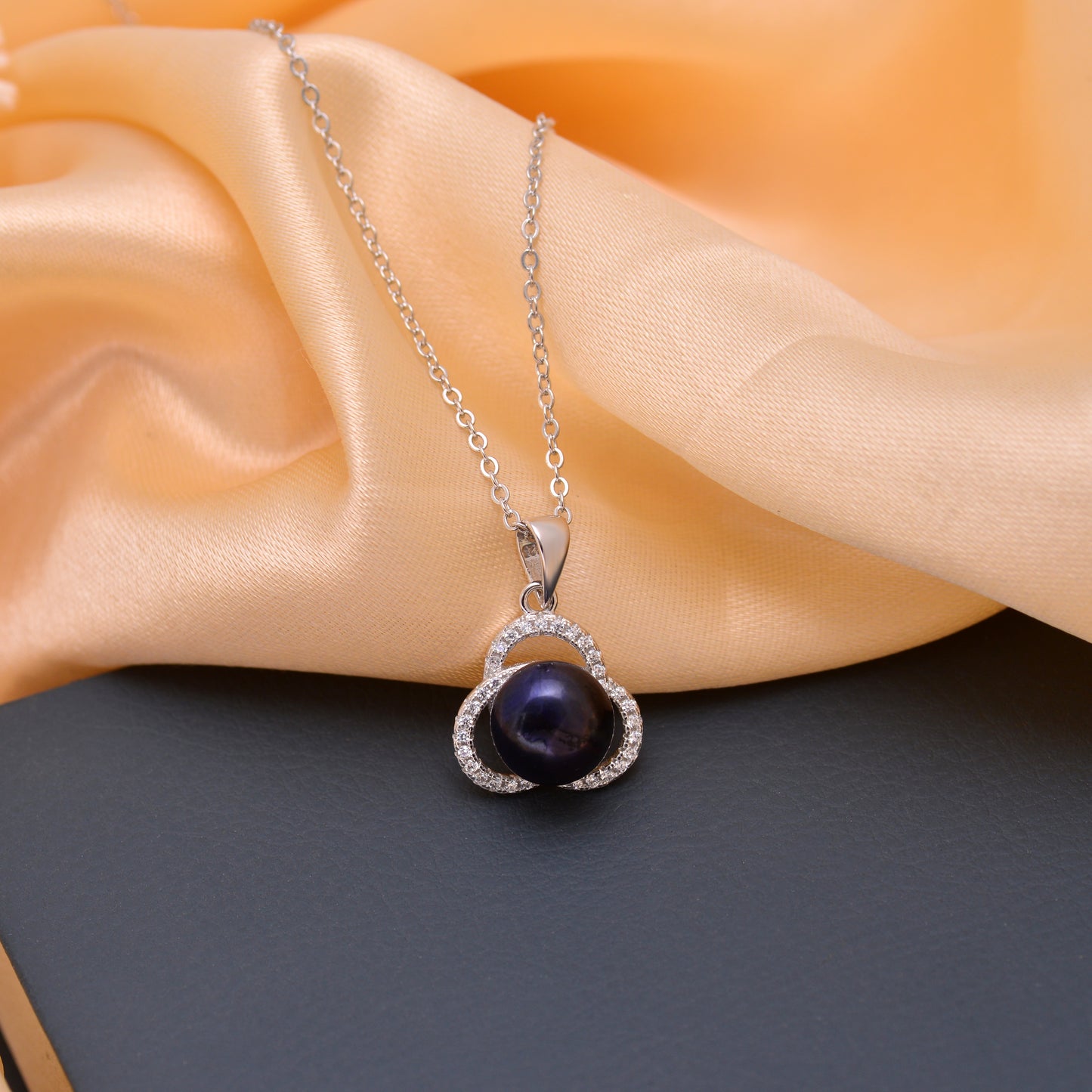 925 Sterling Silver Natural Pearl Pendant For Women