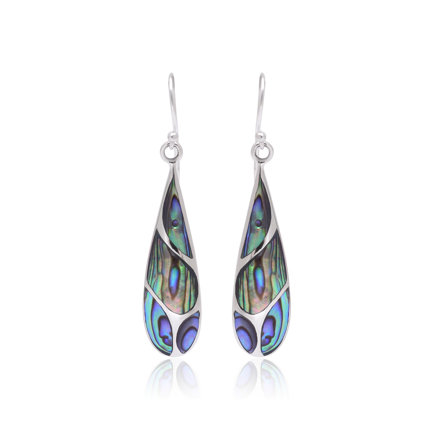 925 Sterling Silver Dangle Teardrop  Earrings For Women