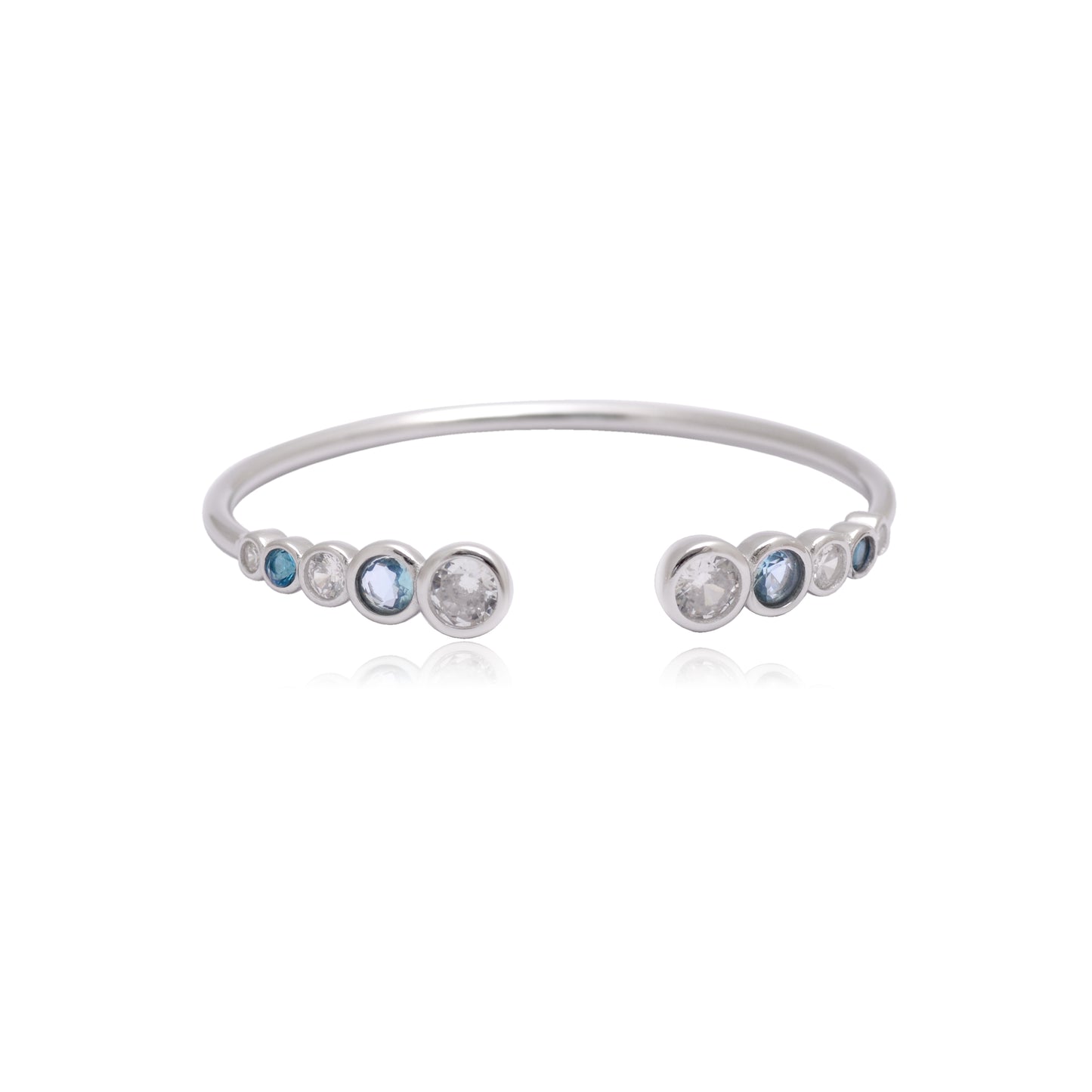 925 Sterling Silver Adjustablel Cuff Bracelet