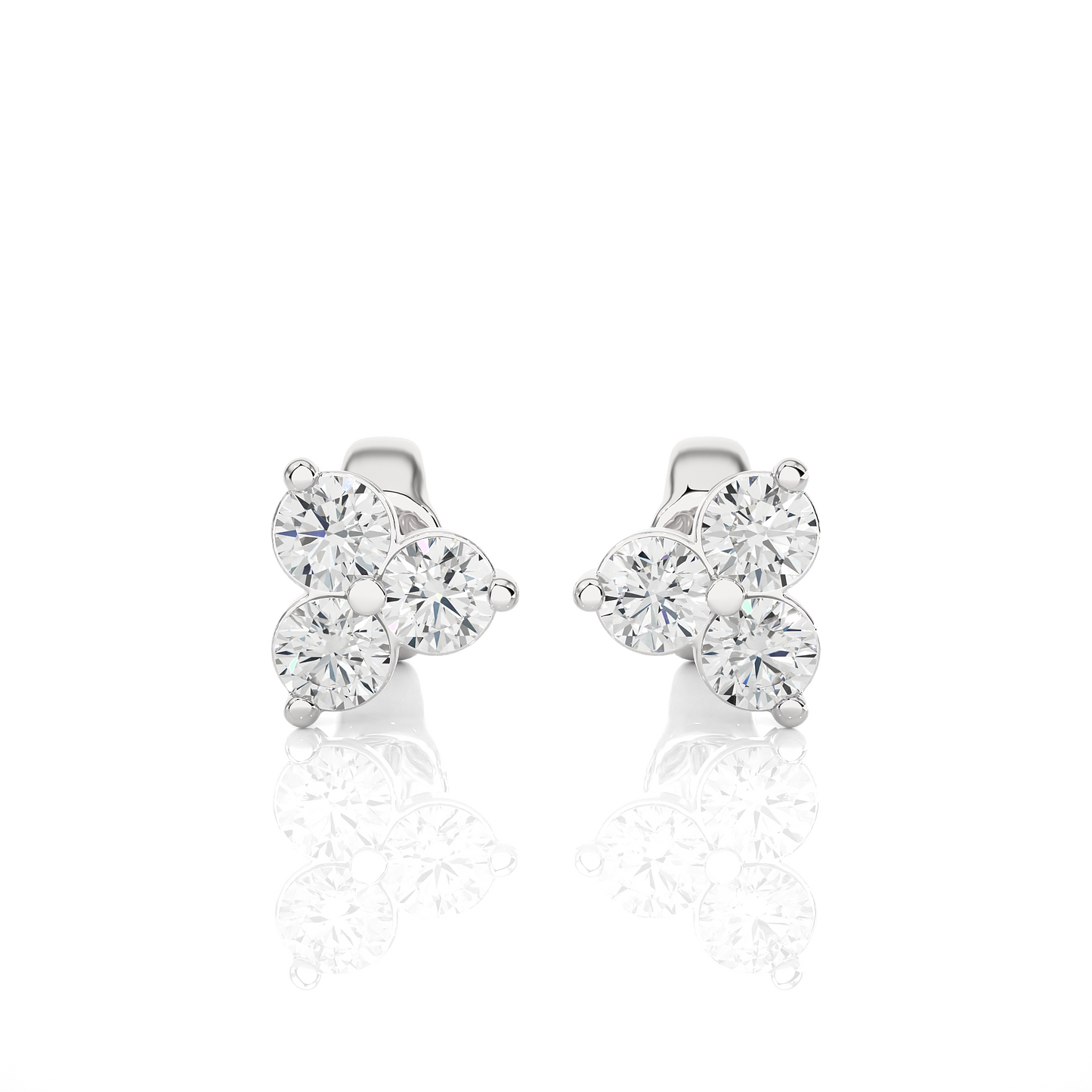 0.44Ct IGI Certified Lab Grown Diamond Stud Earrings 14K | 18K Gold VS1/G