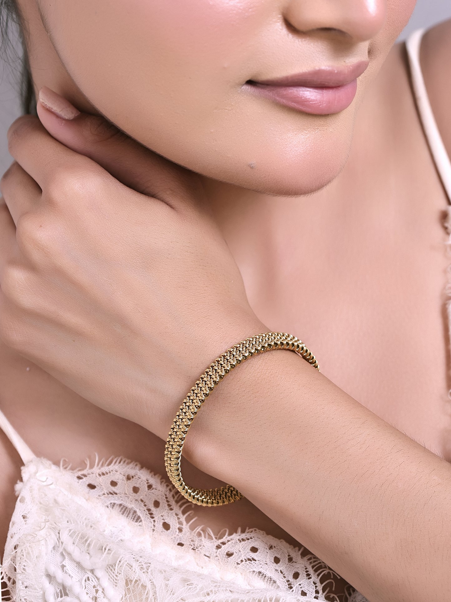 Unisex Stainless Steel Cuff Bracelet | Men's Adjustable Bracelet | Gold & Silver Bangle for Women | Open Cuff Bangle Bracelet