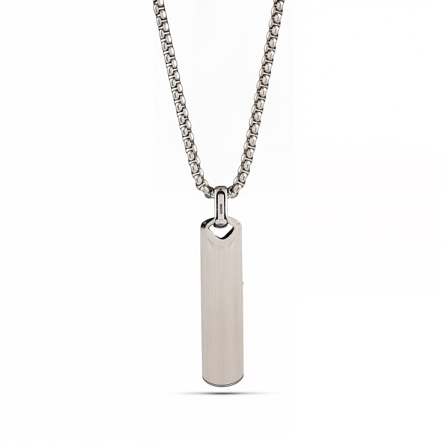 Bar Pendant Necklace for Men | Minimalist Vertical Pendant | Modern Men’s Necklace | Simple Everyday Jewelry | Gift for Him