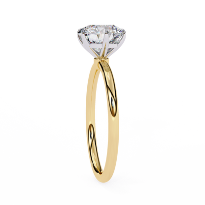 1.92 Carat Round Cut Diamond Classic Solitaire Engagement Ring