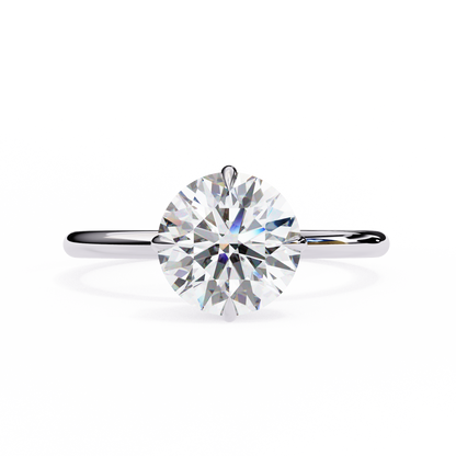 1.92 Carat Round Cut Diamond Classic Solitaire Engagement Ring