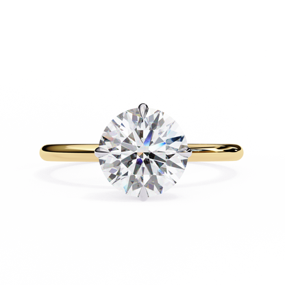 1.92 Carat Round Cut Diamond Classic Solitaire Engagement Ring