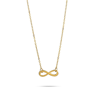 Infinity Necklace, Simple Everyday Necklace, Faigure Eight Pendant Necklace, Adjustable Chain Necklace, Minimal Design Necklace Gift for Her