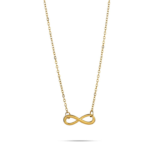 Infinity Necklace, Simple Everyday Necklace, Faigure Eight Pendant Necklace, Adjustable Chain Necklace, Minimal Design Necklace Gift for Her
