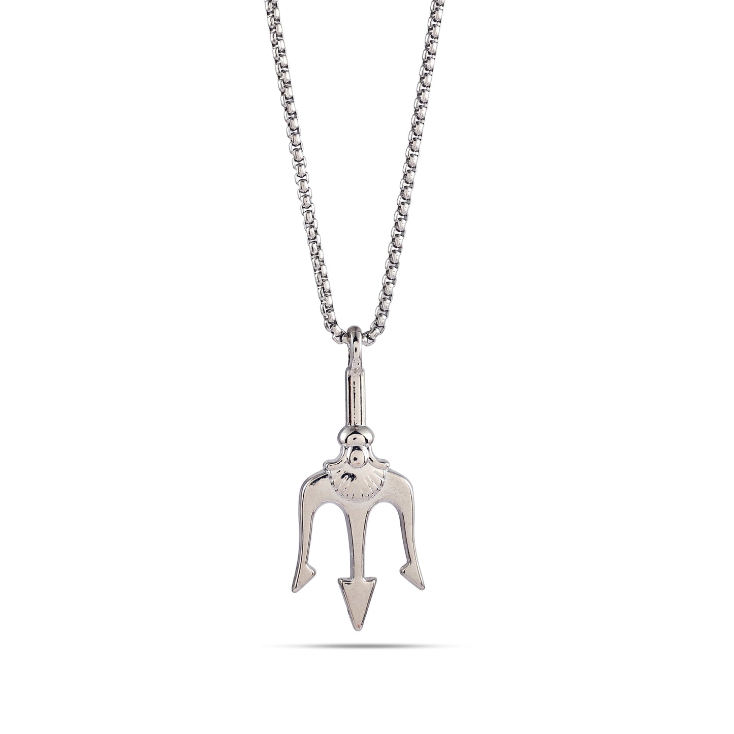 Poseidon's Trident Necklace, Greek Mythology Jewelry, God of the Seas Necklace, Lord Shiva Trident Pendant Necklace, Religious Jewelry