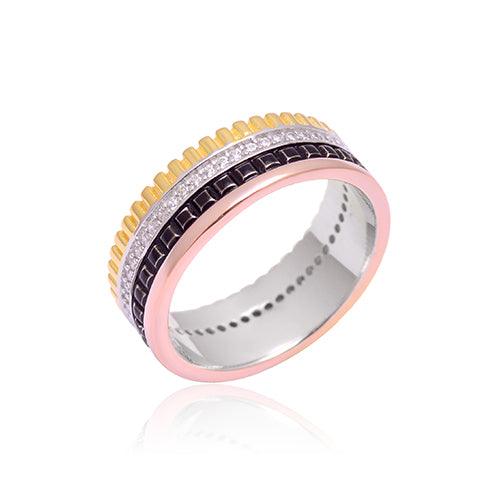 Silver Round Ring For Women - Gold Trove