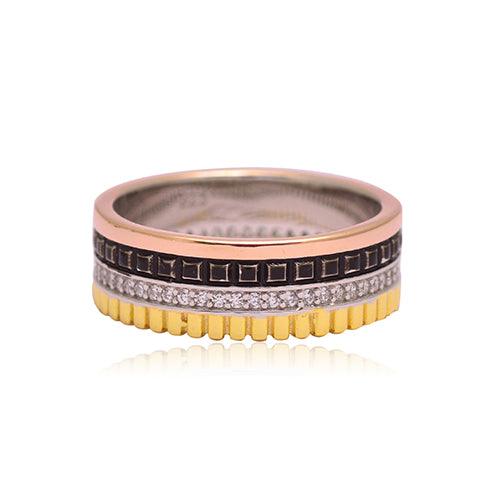 Silver Round Ring For Women - Gold Trove