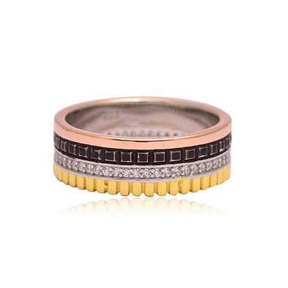 Silver Round Ring For Women - Gold Trove
