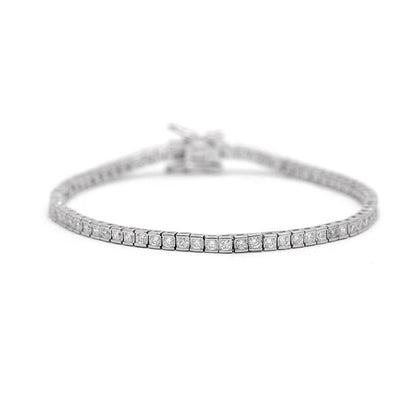 925 Sterling Silver Cubic Zircon Tennis Bracelet Women