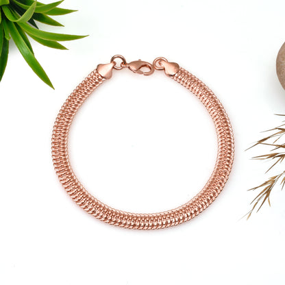 Gold Trove Pure Copper Woven Mesh Bracelet for Men & Women | Handmade Chain Jewelry