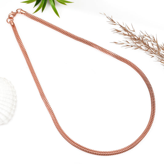 Unique Pure Copper Chainmail Necklace 14' to 28' Inches - Bold Chunky Chain - Handcrafted Dragonspine Necklace - Unisex Jewelry - 4.5mm