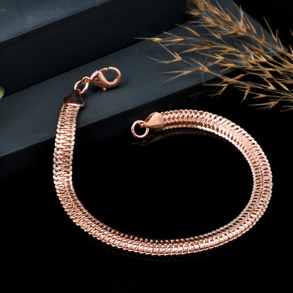 Gold Trove Pure Copper Woven Mesh Bracelet for Men & Women | Handmade Chain Jewelry