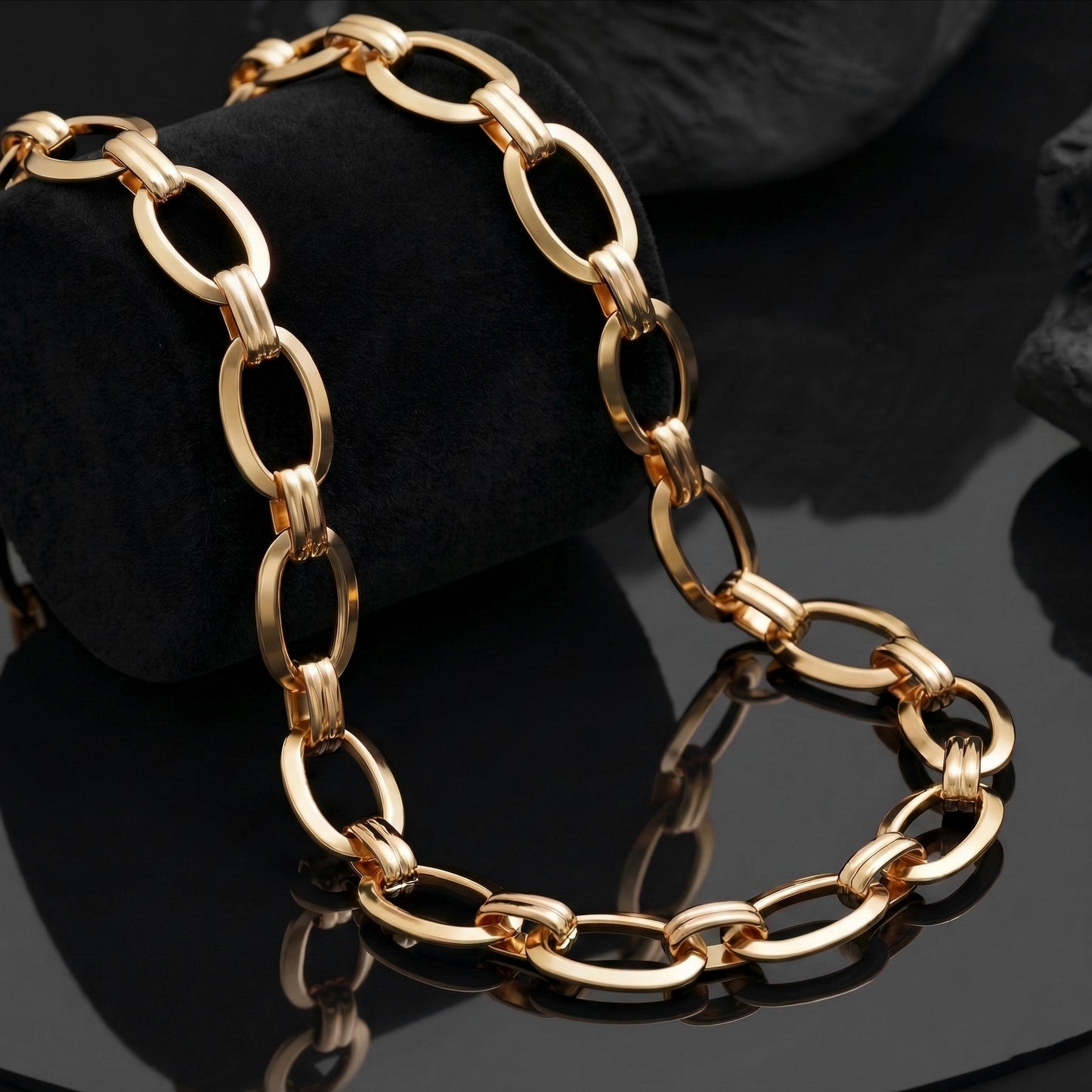 Masculine stainless steel chain | Gold colored| LGBTQIA+ Pride Woman Man Non-Binary CSD Masc Jewelry Link Chain Unisex Stainless Steel