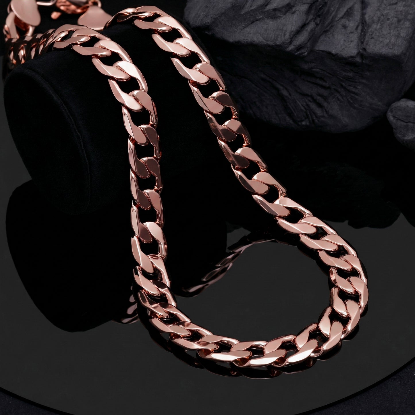 100% Chunky Stainless Steel Cuban Link Necklace for Men & Women – Solid Heavy Chain Jewelry – 20 Inch Curb Style Gift for Him or Her