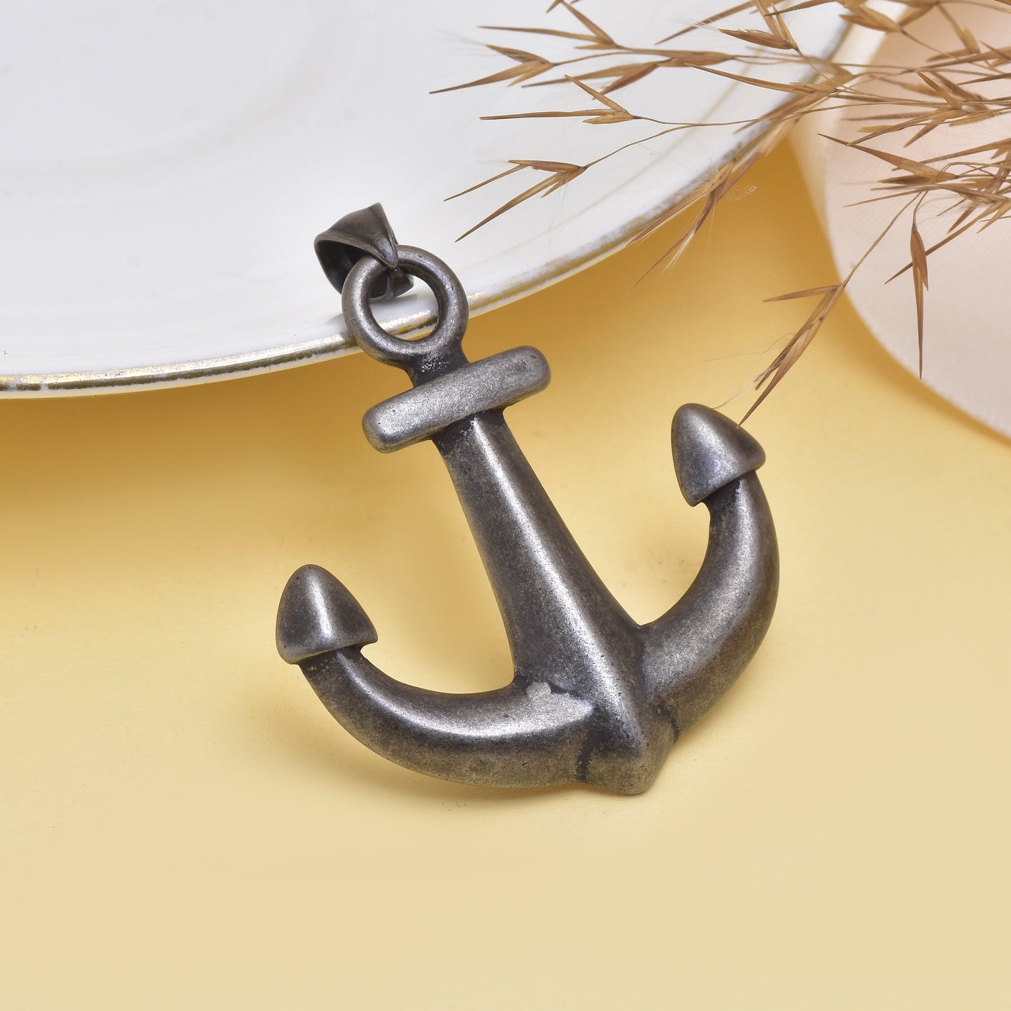 Anchor Pendant Necklace, Nautical Anchor Jewelry, Ocean Lover Gift, Minimalist Anchor Charm, Sea Inspired Pendant