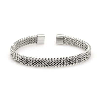 Unisex Stainless Steel Cuff Bracelet | Men's Adjustable Bracelet | Gold & Silver Bangle for Women | Open Cuff Bangle Bracelet