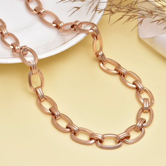 Masculine stainless steel chain | Gold colored| LGBTQIA+ Pride Woman Man Non-Binary CSD Masc Jewelry Link Chain Unisex Stainless Steel