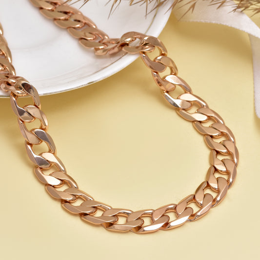 100% Chunky Stainless Steel Cuban Link Necklace for Men & Women – Solid Heavy Chain Jewelry – 20 Inch Curb Style Gift for Him or Her