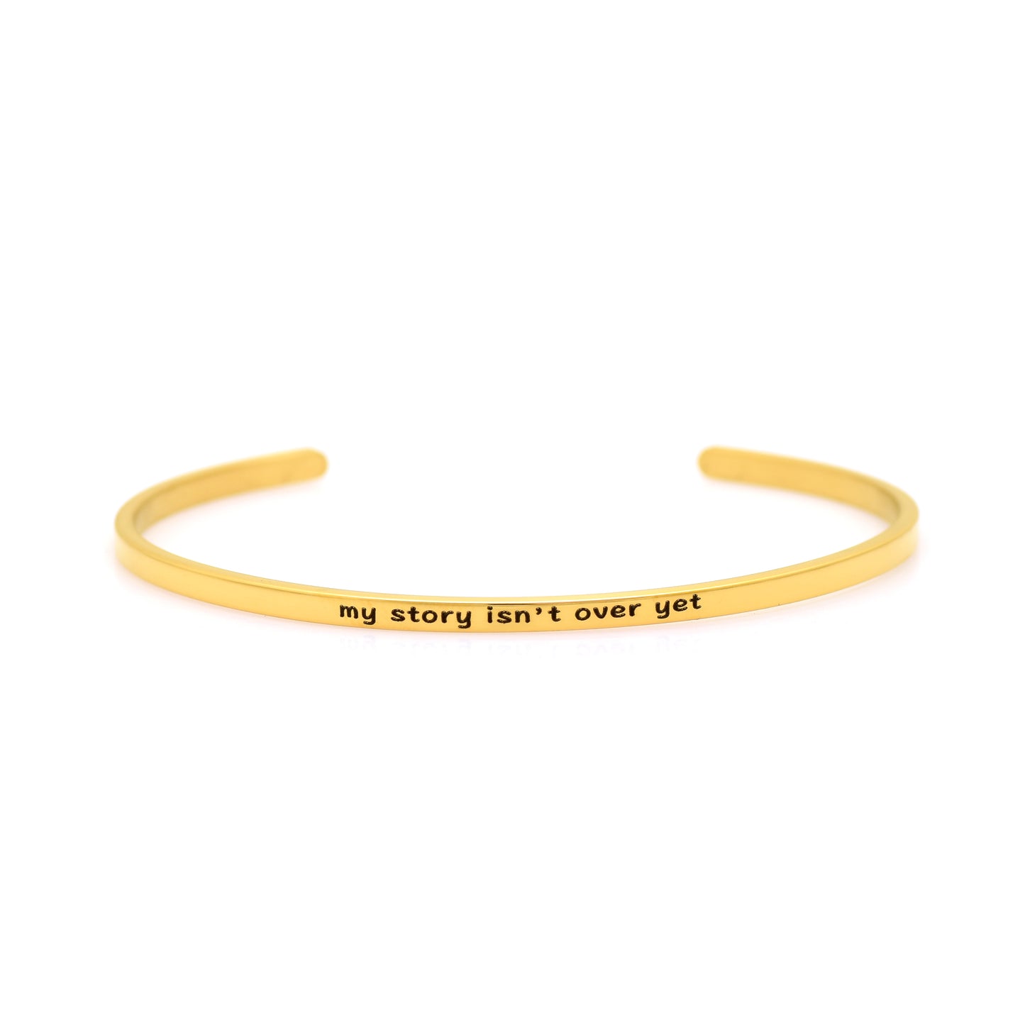 Motivational Quote Engraved Bar Bracelet, Engraved Open Cuff Bracelet, Inspirational Quote Bangle, Christmas Gift, Empowerment Gift for Her
