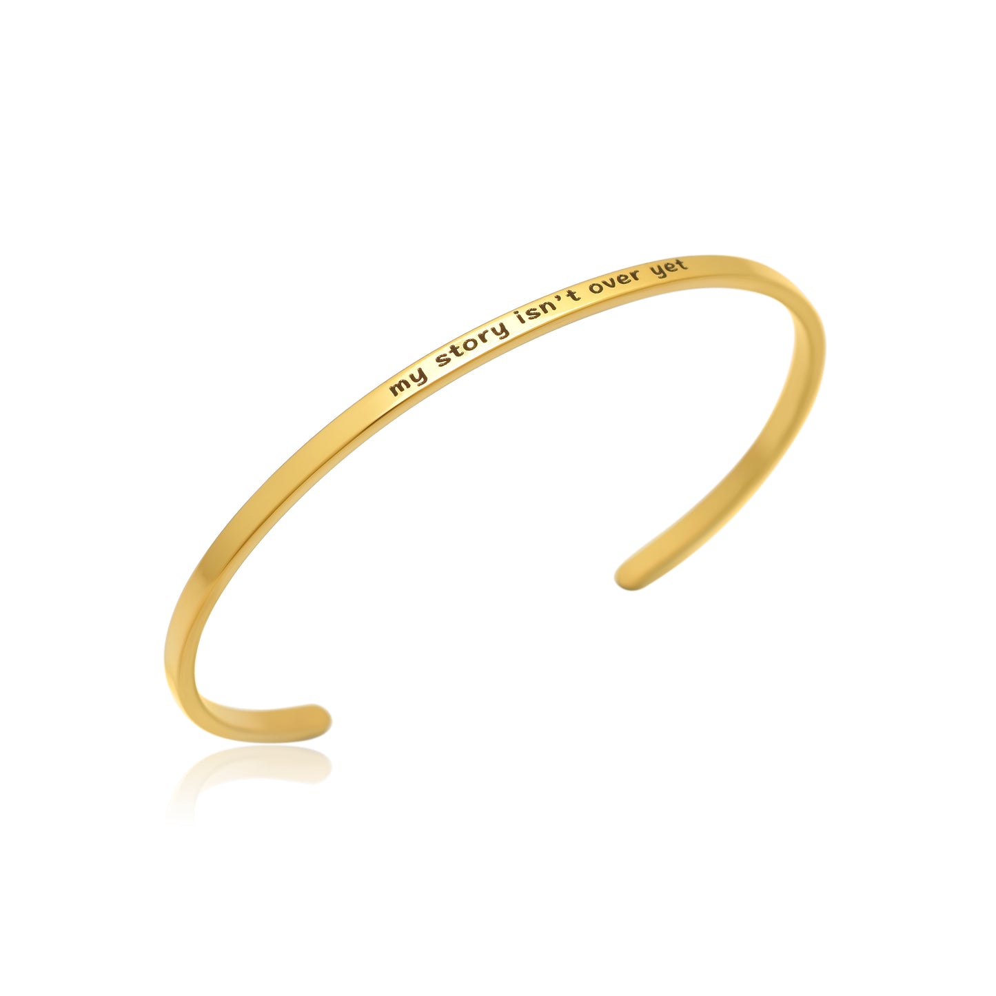 Motivational Quote Engraved Bar Bracelet, Engraved Open Cuff Bracelet, Inspirational Quote Bangle, Christmas Gift, Empowerment Gift for Her