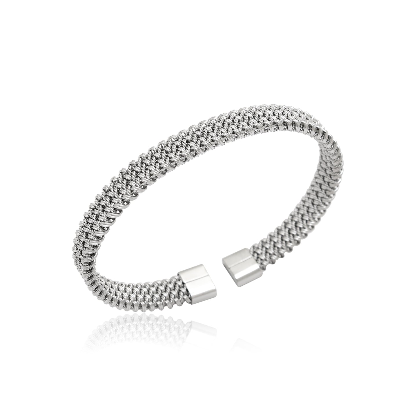 Unisex Stainless Steel Cuff Bracelet | Men's Adjustable Bracelet | Gold & Silver Bangle for Women | Open Cuff Bangle Bracelet