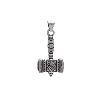 Thor Hammer Necklace, Men's Viking Pendant, Divine Mjolnir Thor Hammer Amulet, Retro Viking Jewelry, Norse Gift, Unisex Necklace