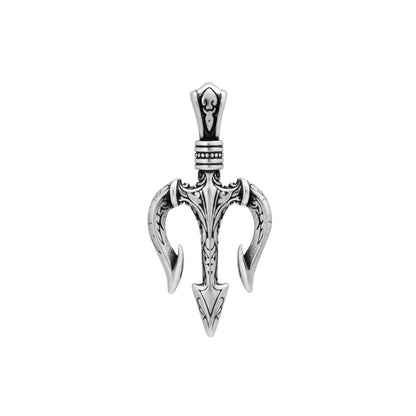 Neptune's Trident Pendant Necklace, Poseidon Spear Pendant, Greek Mythology Theme Jewelry, Trident of Shiva pendant, Gift for Him & Her