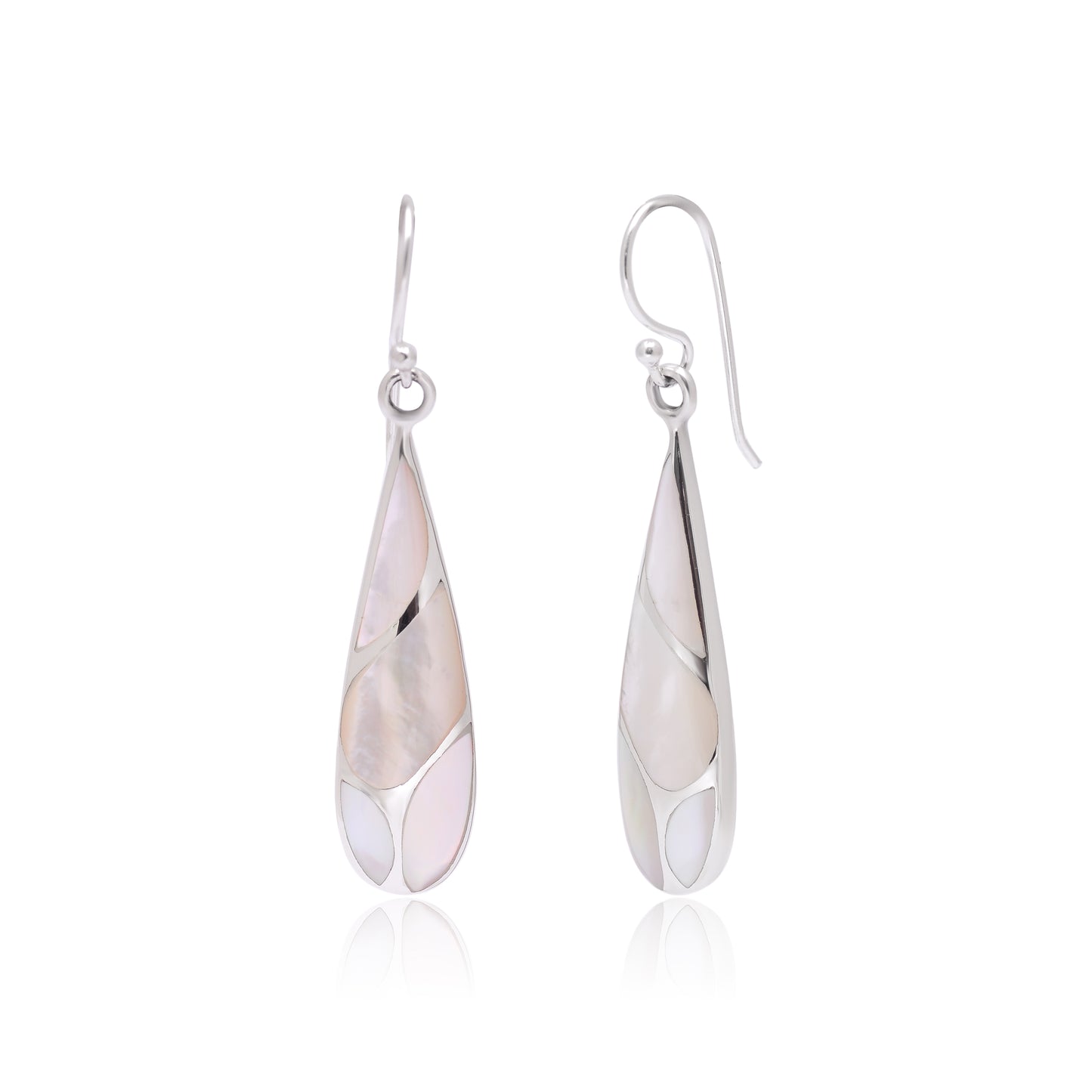 925 Sterling Silver Dangle Teardrop  Earrings For Women