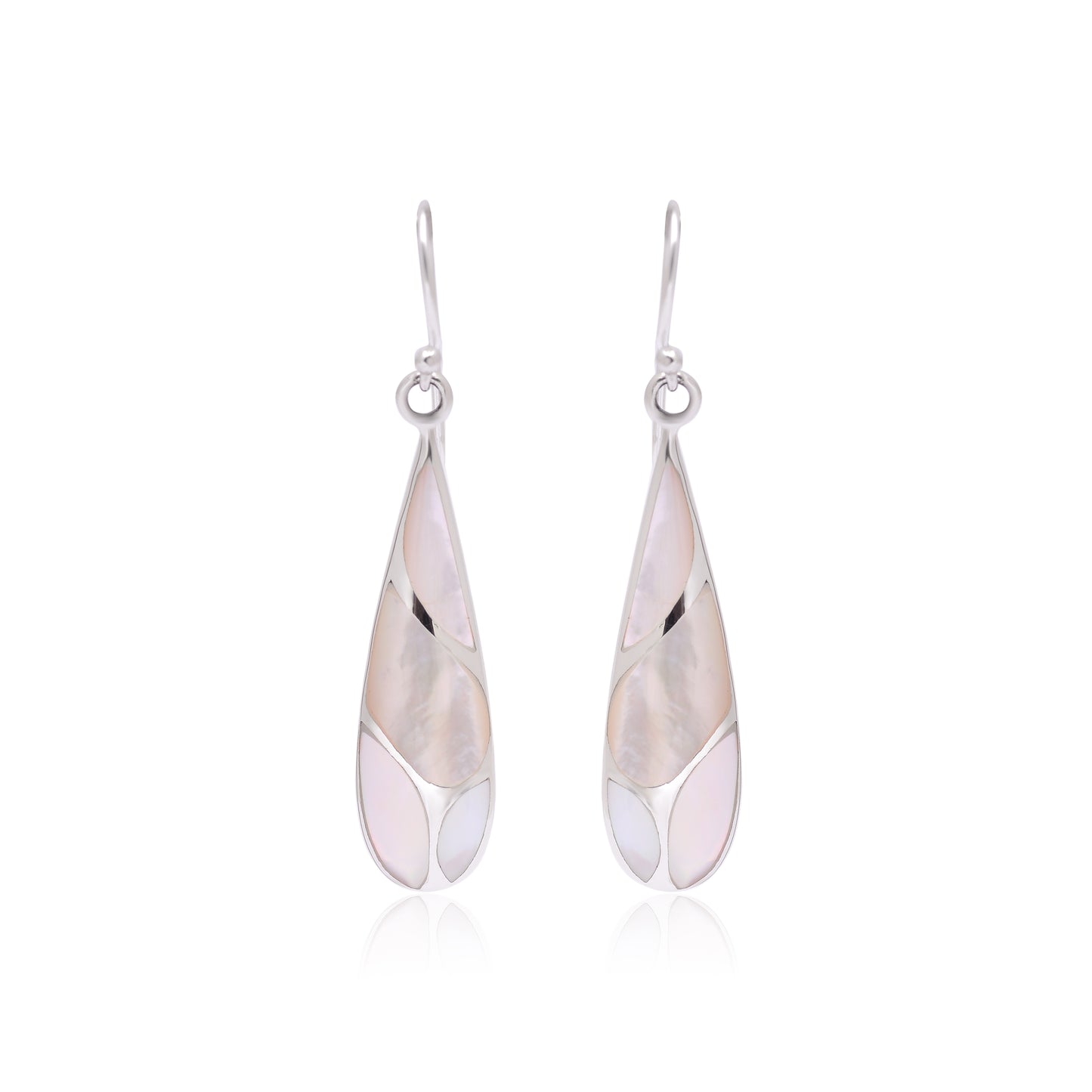 925 Sterling Silver Dangle Teardrop  Earrings For Women