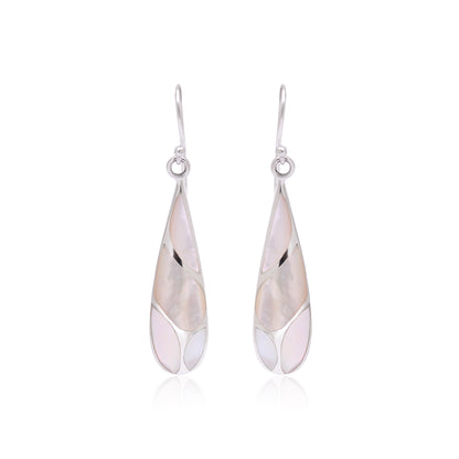 925 Sterling Silver Dangle Teardrop  Earrings For Women