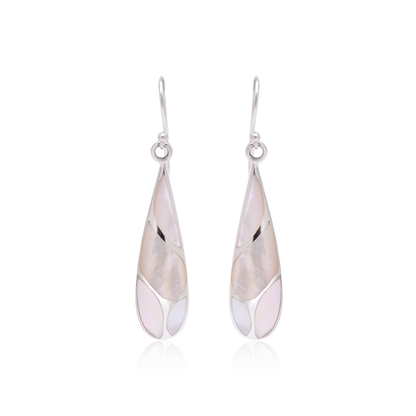 925 Sterling Silver Dangle Teardrop  Earrings For Women