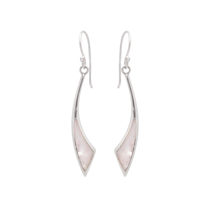 925 Sterling Silver Triangle Dangle Earrings For Women