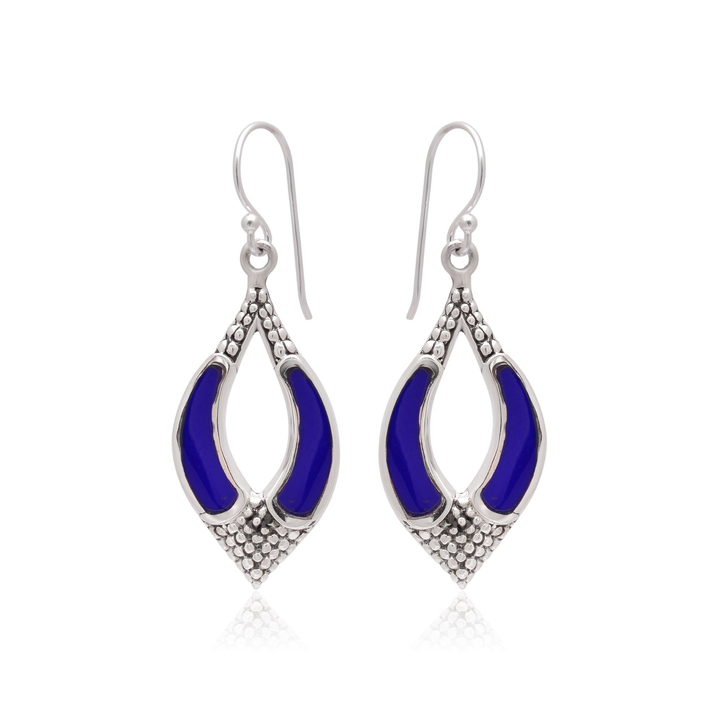 925 Sterling Silver Mother of Pearl Leaf Dangle Earrings for Women