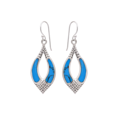 925 Sterling Silver Mother of Pearl Leaf Dangle Earrings for Women
