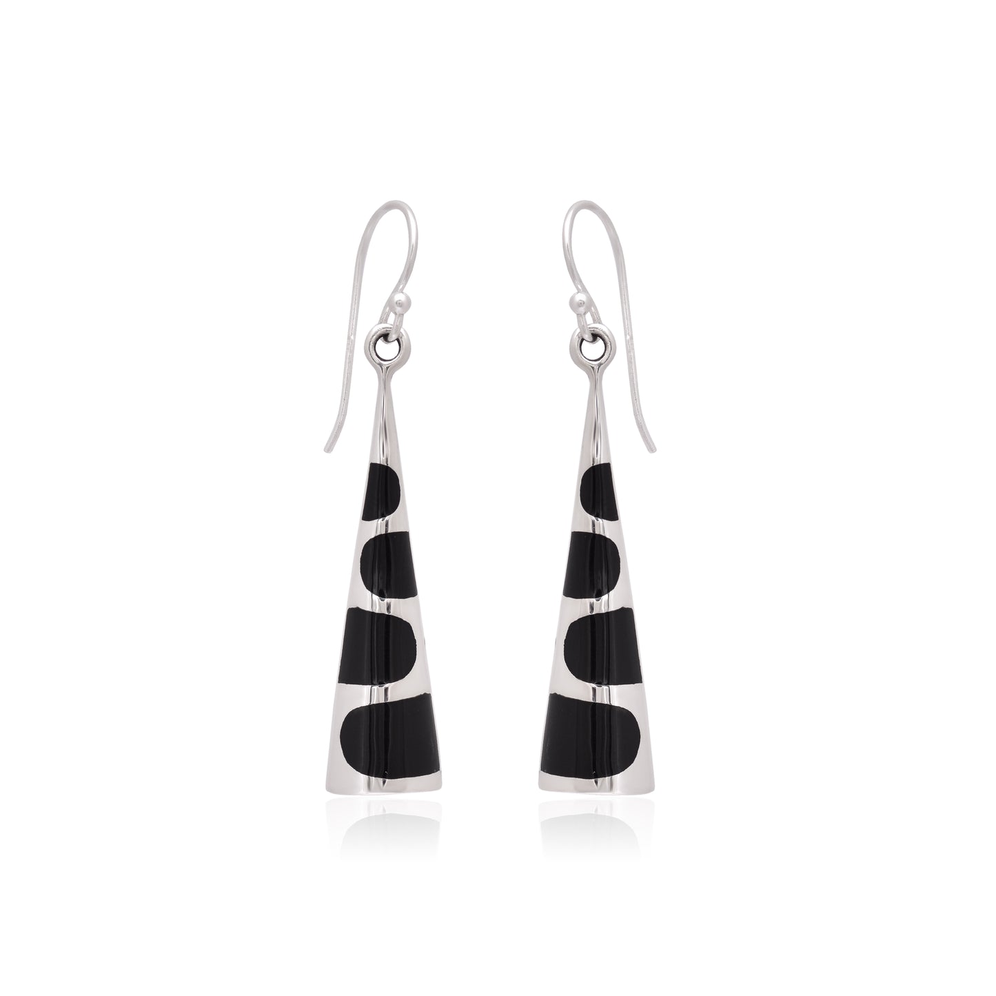 925 Sterling Silver Triangle Earrings Dangle For Women