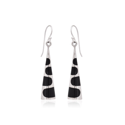 925 Sterling Silver Triangle Earrings Dangle For Women