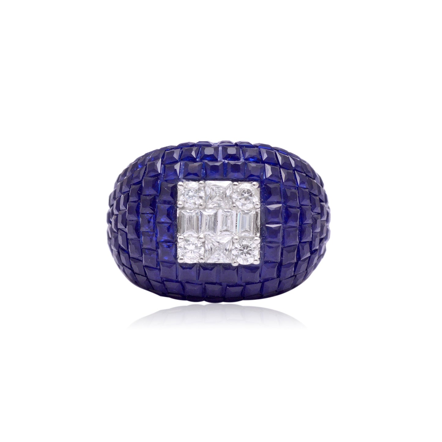 925 Sterling Silver Cocktail Ring For Women Adjustable