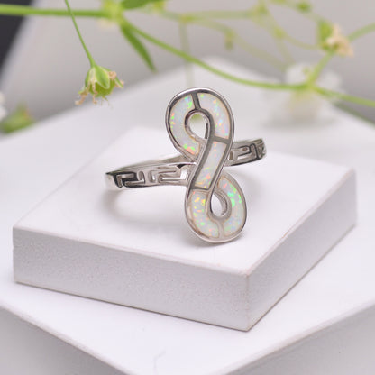 925 Sterling Silver Infinity Ring For Women