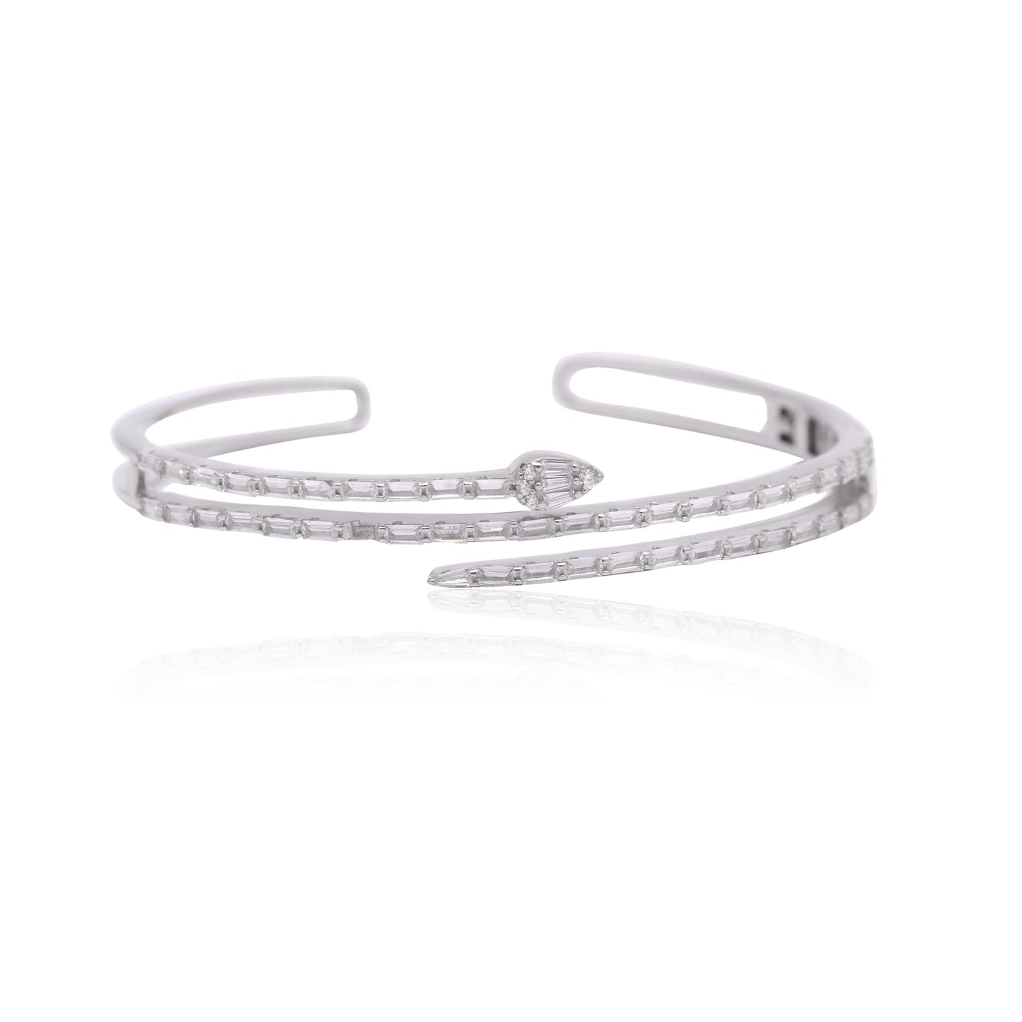 925 Sterling Silver Cuff Bracelet For Women - Gold Trove
