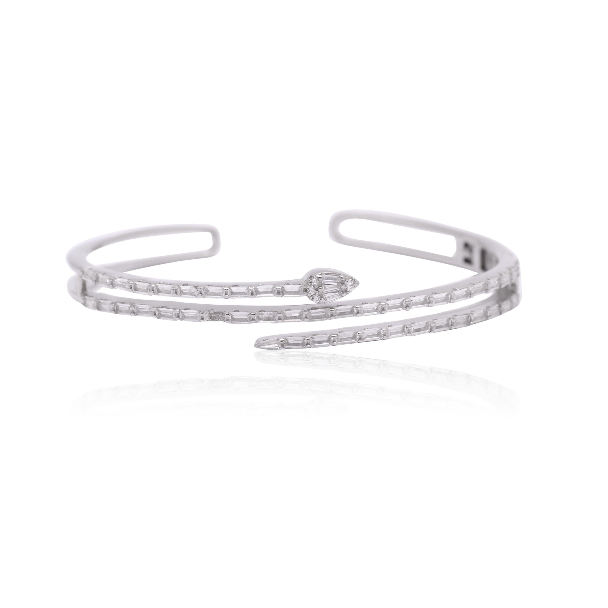 925 Sterling Silver Cuff Bracelet For Women - Gold Trove