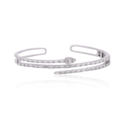 925 Sterling Silver Cuff Bracelet For Women - Gold Trove