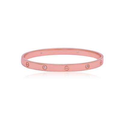 925 Sterling Silver Bangle Bracelet For Women Rose Gold | Silver