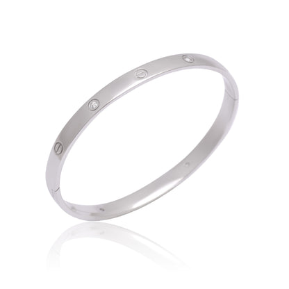 925 Sterling Silver Bangle Bracelet For Women Rose Gold | Silver