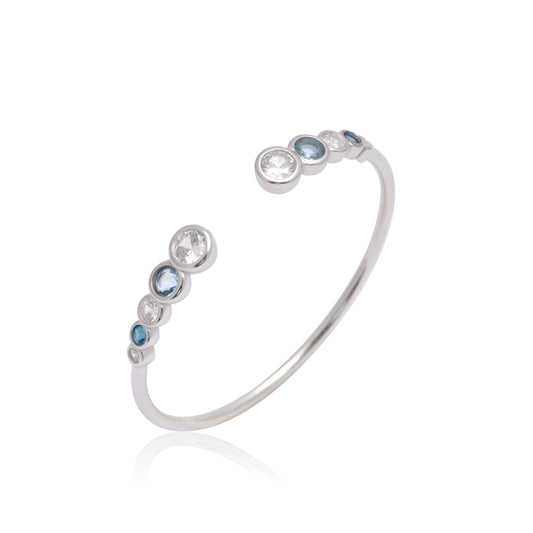 925 Sterling Silver Adjustablel Cuff Bracelet