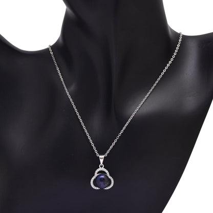 925 Sterling Silver Natural Pearl Pendant For Women